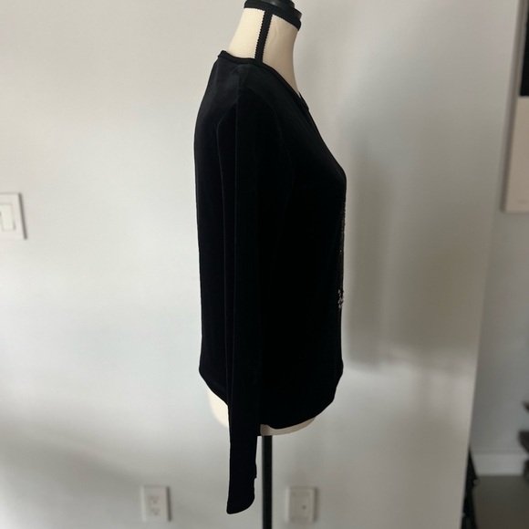 Sonya Rykiel Vintage Tiger Velvet Top - Picture 9 of 17